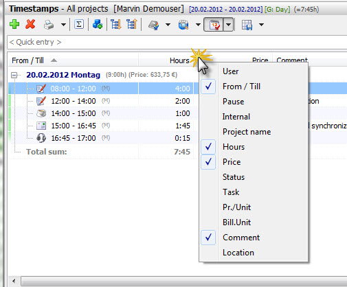 show_columns